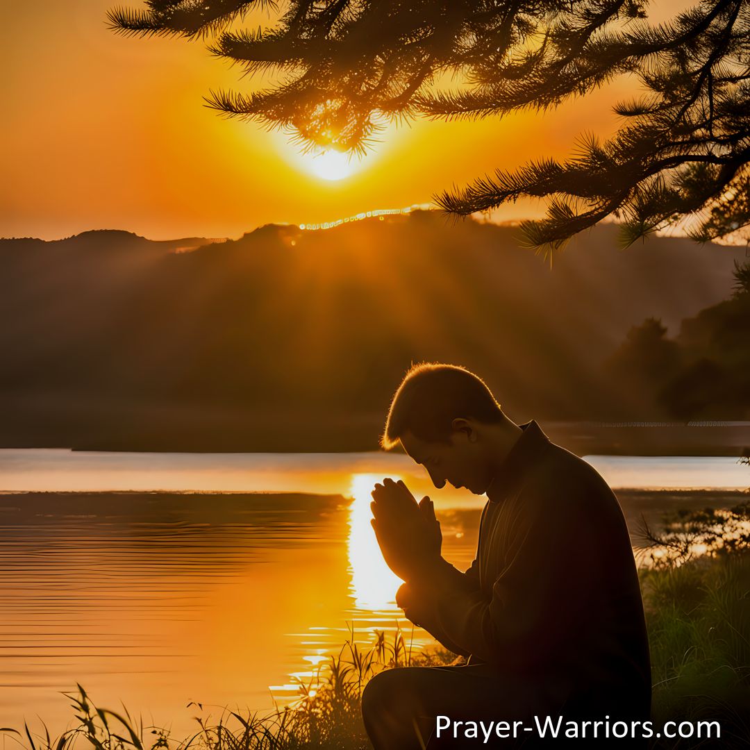 Freely Shareable Prayer Image Discover peace and prosperity by praying for God's blessings on your finances. Trust Him as the ultimate source of wealth and seek His guidance for wise financial decisions. Receive abundance and share blessings with others.