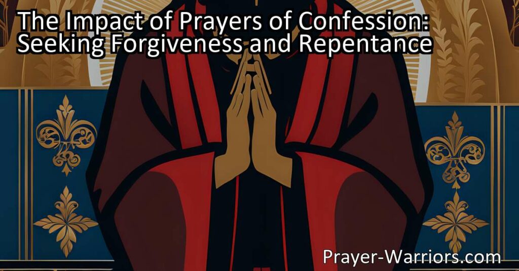 Unlock Inner Peace Through Prayers of Confession - Explore the transformative effects of seeking forgiveness and repentance in this insightful article. Find spiritual