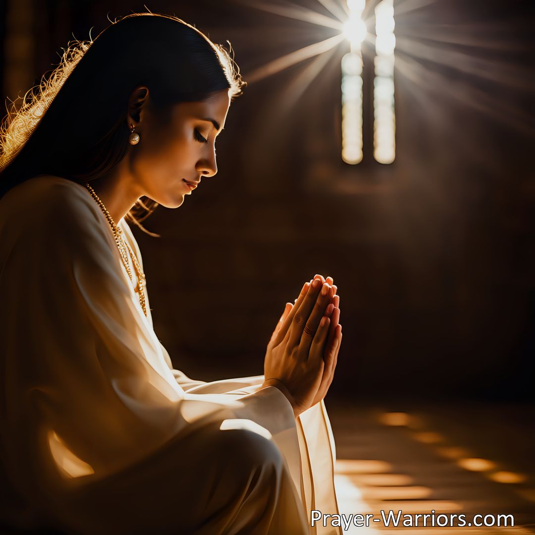 Freely Shareable Prayer Image Get clarity and peace in uncertain times with a powerful prayer for guidance. Trust the divine's plan to navigate life's challenges and embrace opportunities. Start connecting with the higher power today.