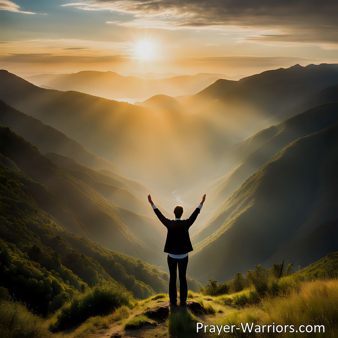 Freely Shareable Prayer Image Discover the transformative power of prayer and letting go of control. Surrender to a higher power for inner peace and guidance. Find joy and relief in surrendering to prayer.