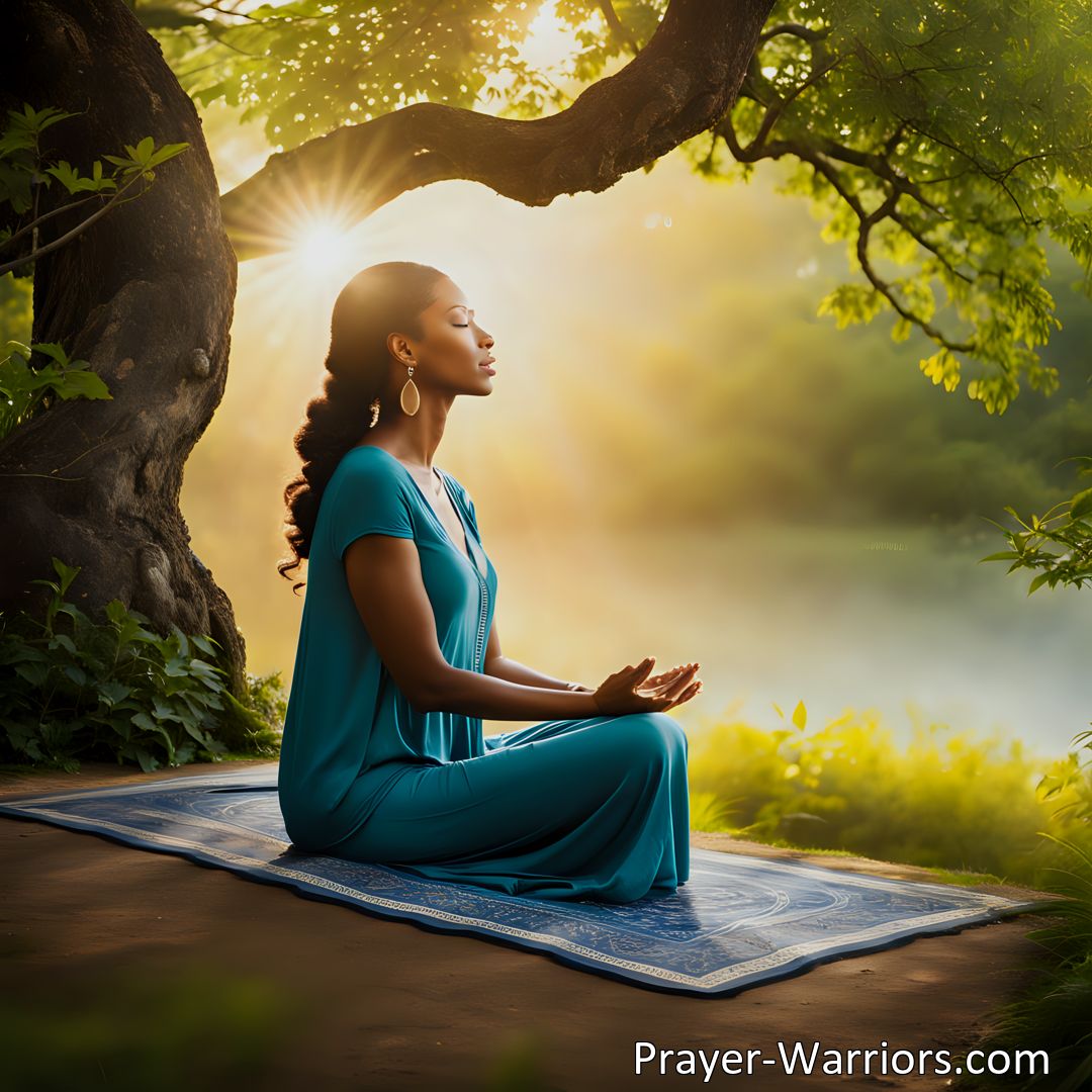 Freely Shareable Prayer Image Prayer and manifesting abundance: Learn how to align with divine prosperity through prayer and attract the abundance you desire. Take inspired action and embrace the power of meditation.