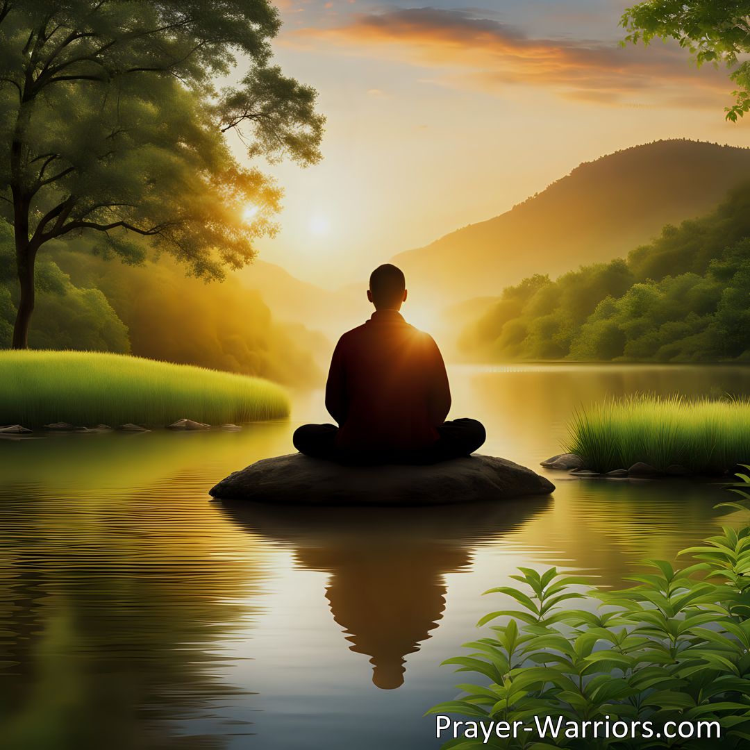 Freely Shareable Prayer Image Discover how prayer can help you achieve mental clarity and find peace in today's chaotic world. Learn the benefits and techniques for quieting the mind.