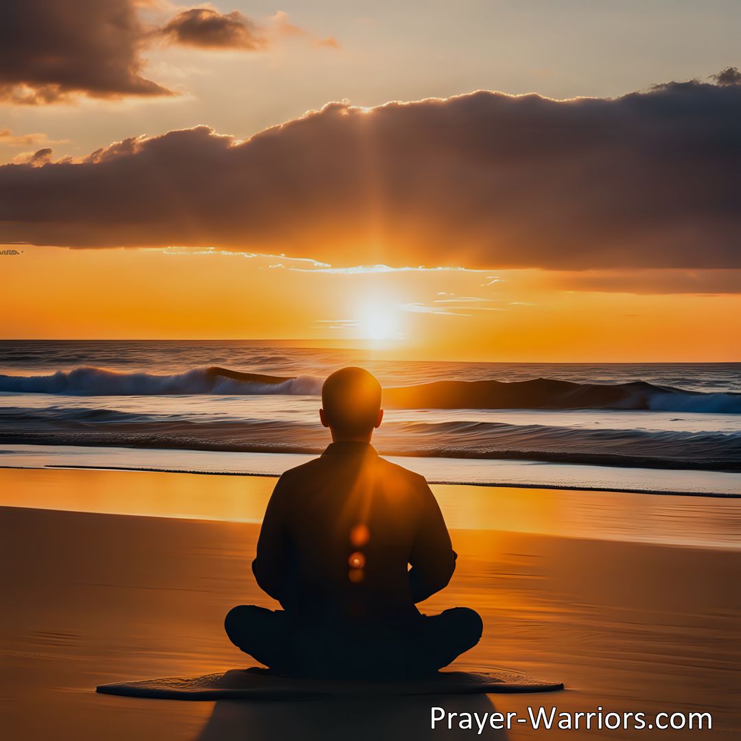 Freely Shareable Prayer Image Discover the power of prayer and patience in embracing divine timing. Learn how to trust the universe's plan and find peace in the present moment.