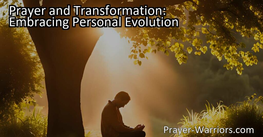 Discover the power of prayer for personal growth and transformation. Learn how prayer reduces stress
