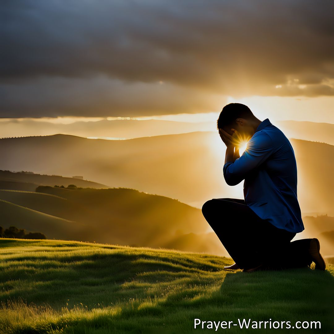 Freely Shareable Prayer Image Discover prayers for overcoming regret and embracing God's grace and forgiveness. Find healing and peace through the power of prayer and let go of past mistakes. Start a brighter future today.