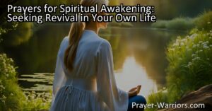 Experience spiritual awakening and seek revival in your own life through the power of prayers. Connect with the divine