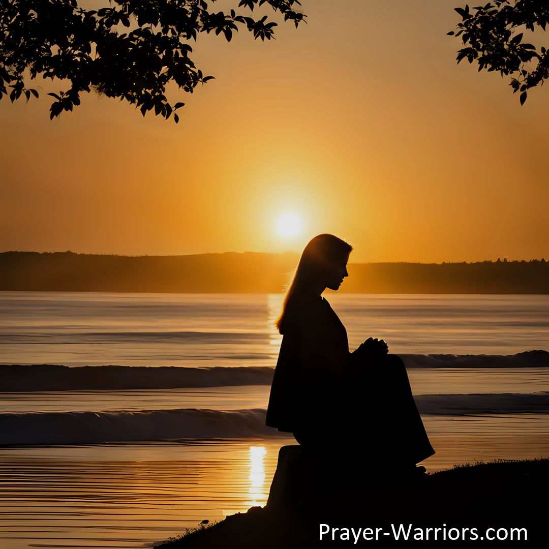 Freely Shareable Prayer Image Find strength and comfort in prayers during times of loss. Discover hope in God's promises to guide you through grief. Explore prayers for strength and comfort here.