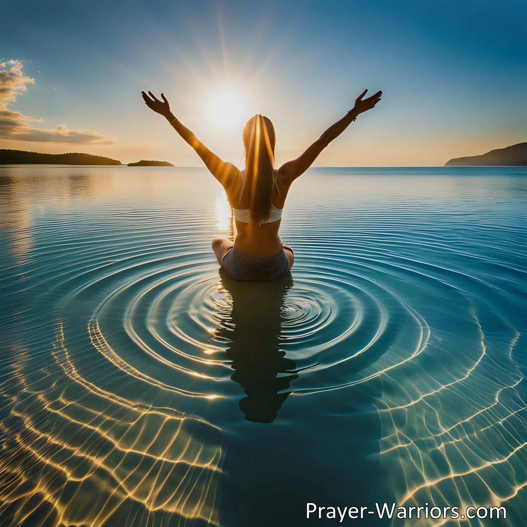 Freely Shareable Prayer Image Let go and put God in control, find peace and strength in prayers for trust and surrender. Surrender your worries and fears, and trust in God's plan.
