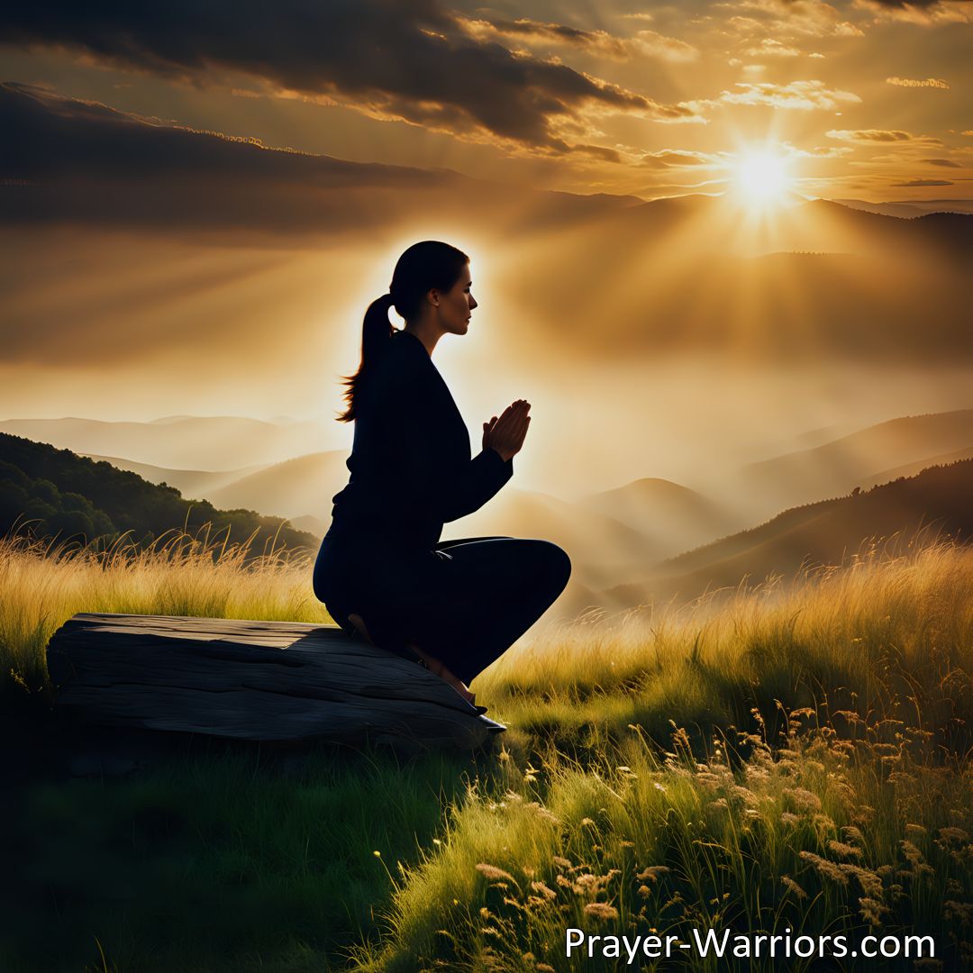 Freely Shareable Prayer Image Learn how to overcome fear and anxieties with faith through the power of prayer. Find strength, courage, and inner peace to confront your fears head-on. You are not alone in your journey.
