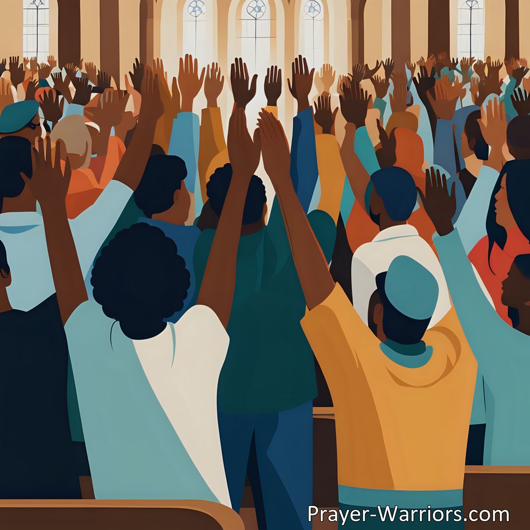 Freely Shareable Prayer Image Praying for God's presence in worship invites His Spirit to move, creating a transformative and united atmosphere. Experience His guidance and transformative power through prayer.