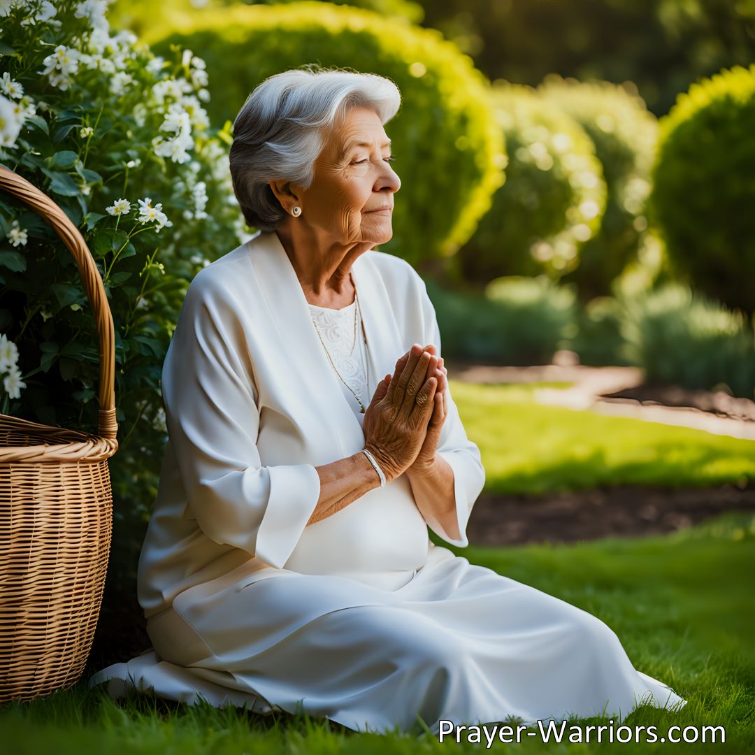 Freely Shareable Prayer Image Discover the power of praying for God's provision in retirement for financial security. Trust in His promises and find peace in uncertain times. Start planning early and build a community of support.