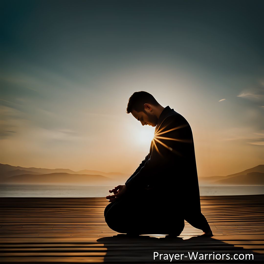 Freely Shareable Prayer Image Discover the power of prayer in seeking a godly vision and purpose for your life. Find clarity, guidance, and direction in this transformative process.