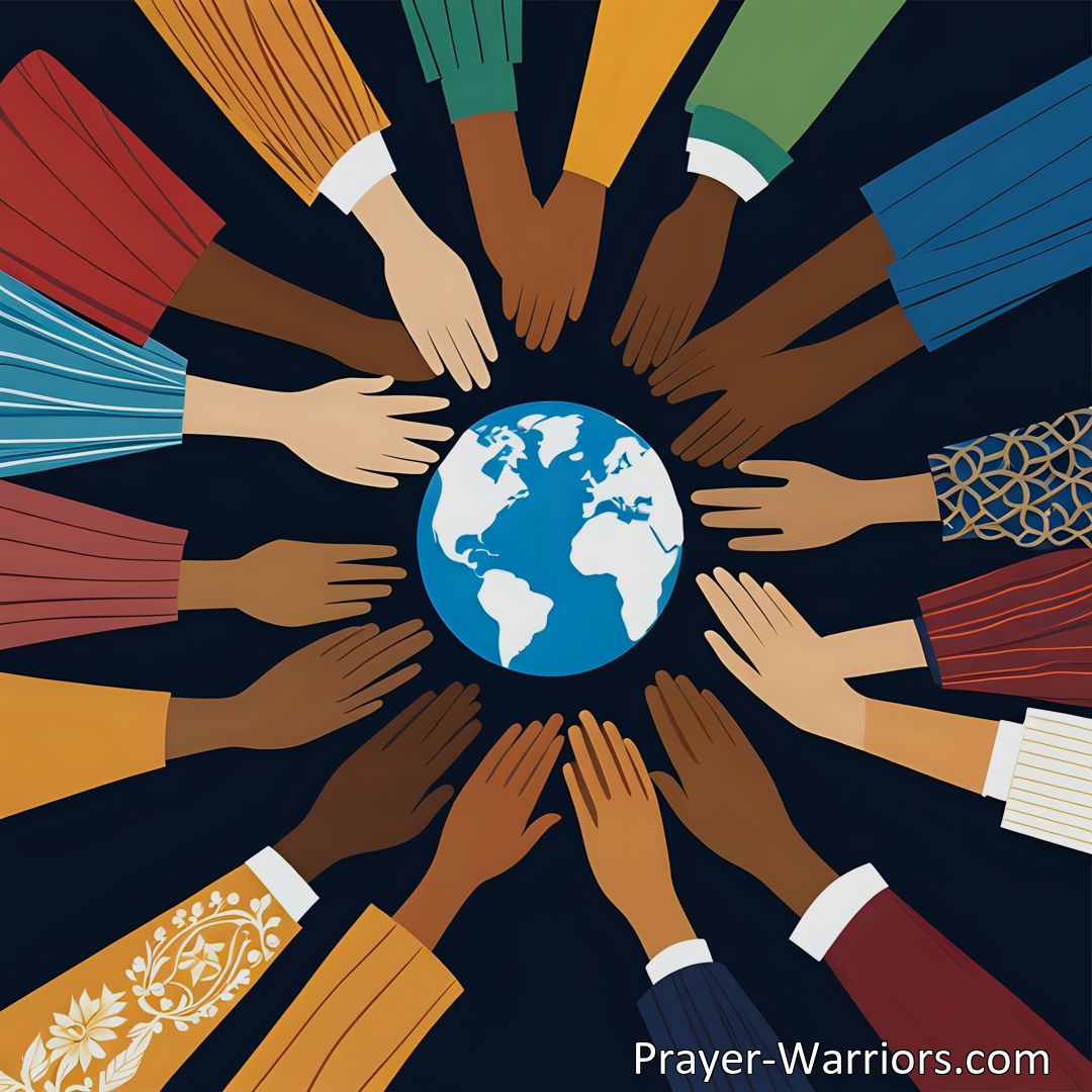 Freely Shareable Prayer Image Discover the power of praying for peace in a world filled with conflict and injustice. Find harmony and justice through prayer and become an agent of positive change. Join the global movement for a more compassionate and peaceful world.