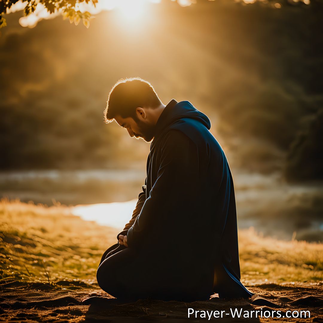 Freely Shareable Prayer Image Find strength in times of doubt by praying and anchoring your faith in Christ. Trust in God's guidance and surrender control to find the courage to overcome doubts. Start praying for strength today.