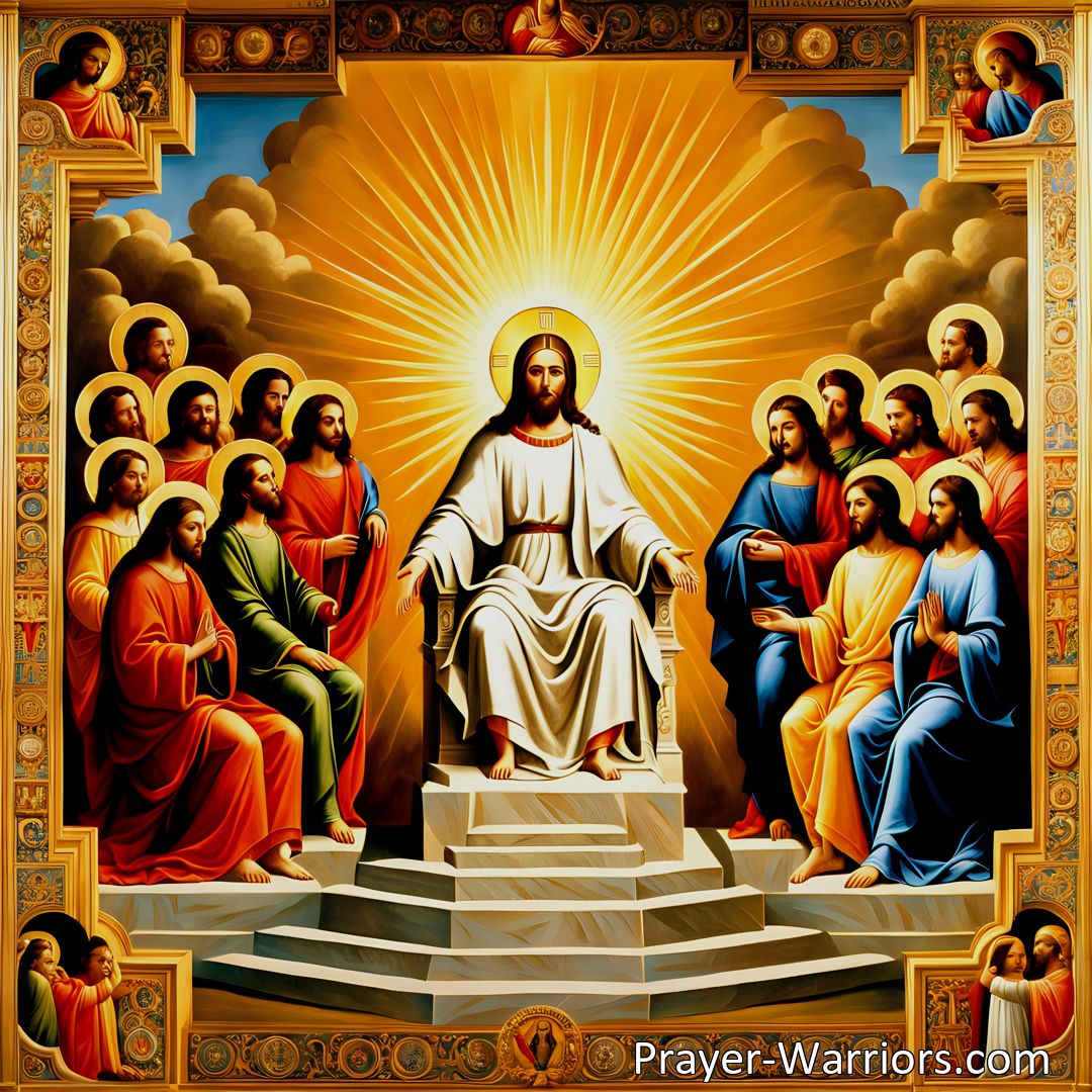 Freely Shareable Hymn Inspired Image Discover the uplifting power of A Hymn of Glory Let Us Sing as we celebrate the resurrection of Christ. Join believers worldwide in singing this triumphant hymn that spreads the message of hope and love. Experience the joy and eternal presence of the risen Christ.