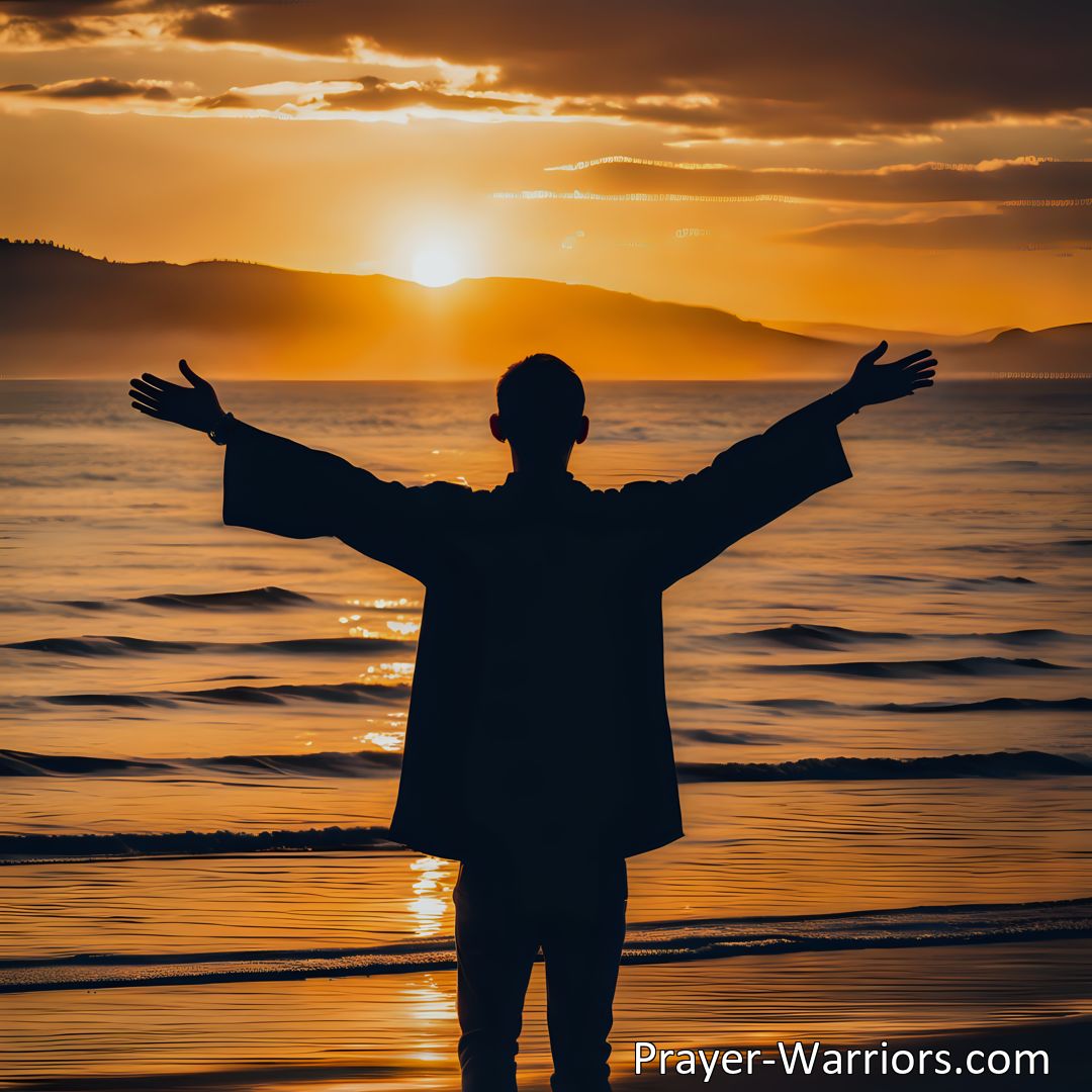 Freely Shareable Hymn Inspired Image Surrender to Jesus with the hymn All To Jesus I Surrender. Experience His love, power, and presence in daily life. Give all to Him and trust in His blessings. Surrendering to Jesus brings peace and freedom.