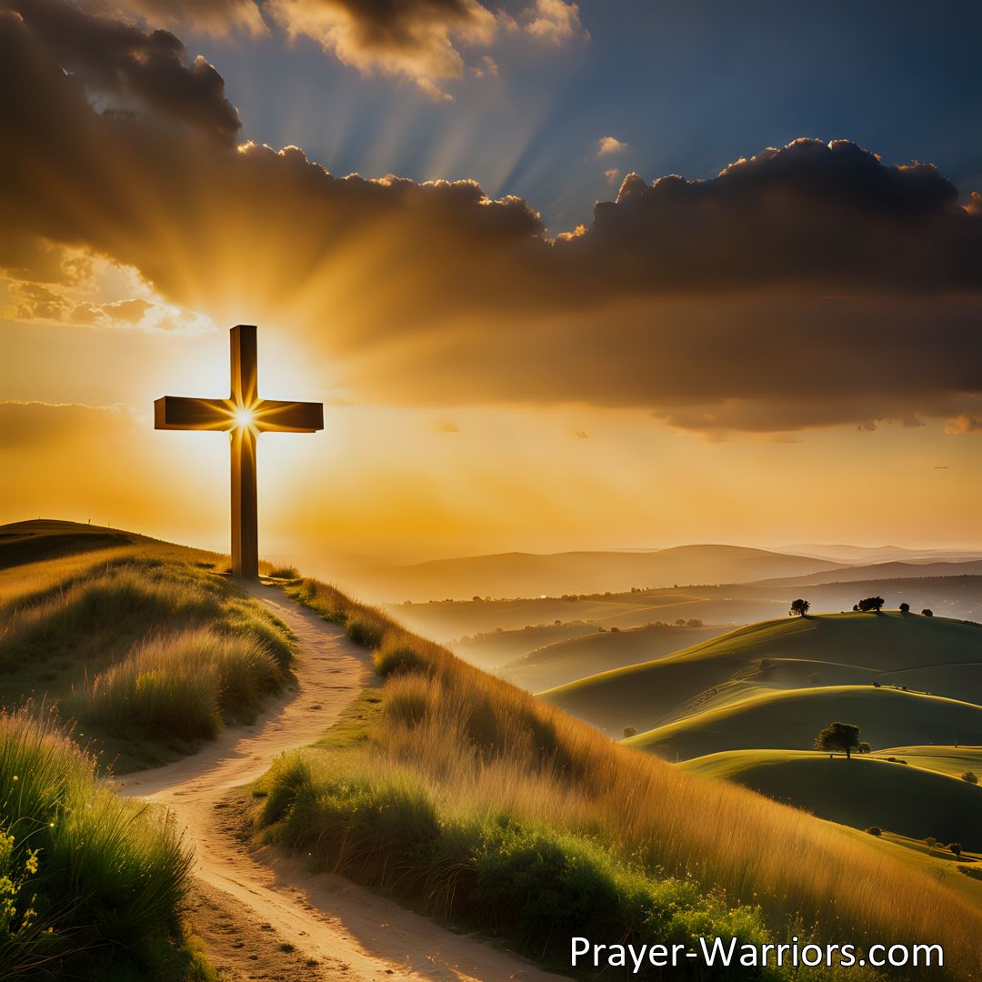 Freely Shareable Hymn Inspired Image Looking for strength in your daily struggles? Blest Jesus Grant Us Strength hymn reminds us to follow Jesus, find purpose in challenges, and seek His help for forgiveness and peace.