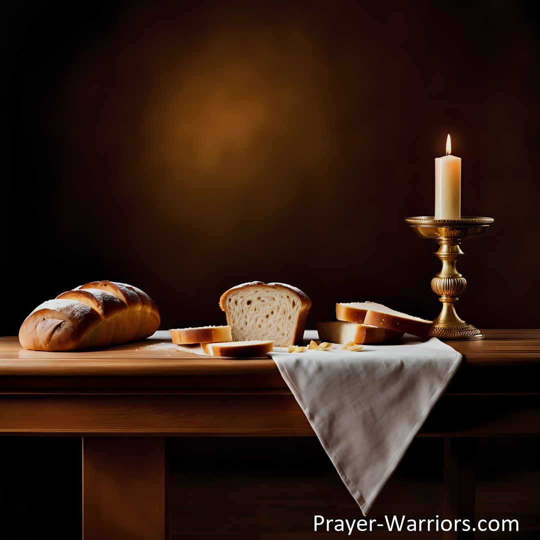 Freely Shareable Hymn Inspired Image Discover the transformative power of Christ's words in Christ Was The Word Who Spake It. Reflect on the significance of Communion and the divine authority in his teachings. Embrace his message and shape your life.