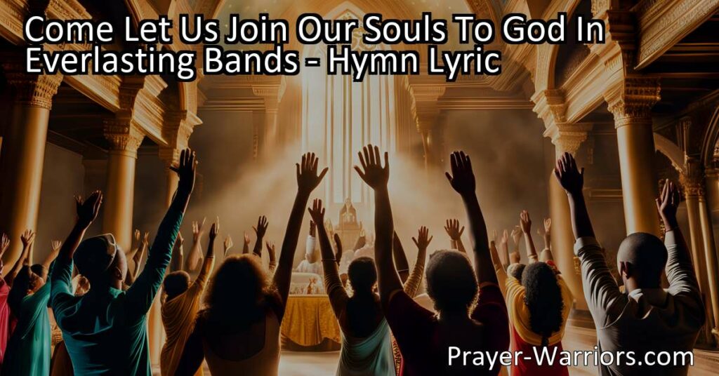 Experience the power and blessings of joining our souls to God in everlasting bands. Seek His favor