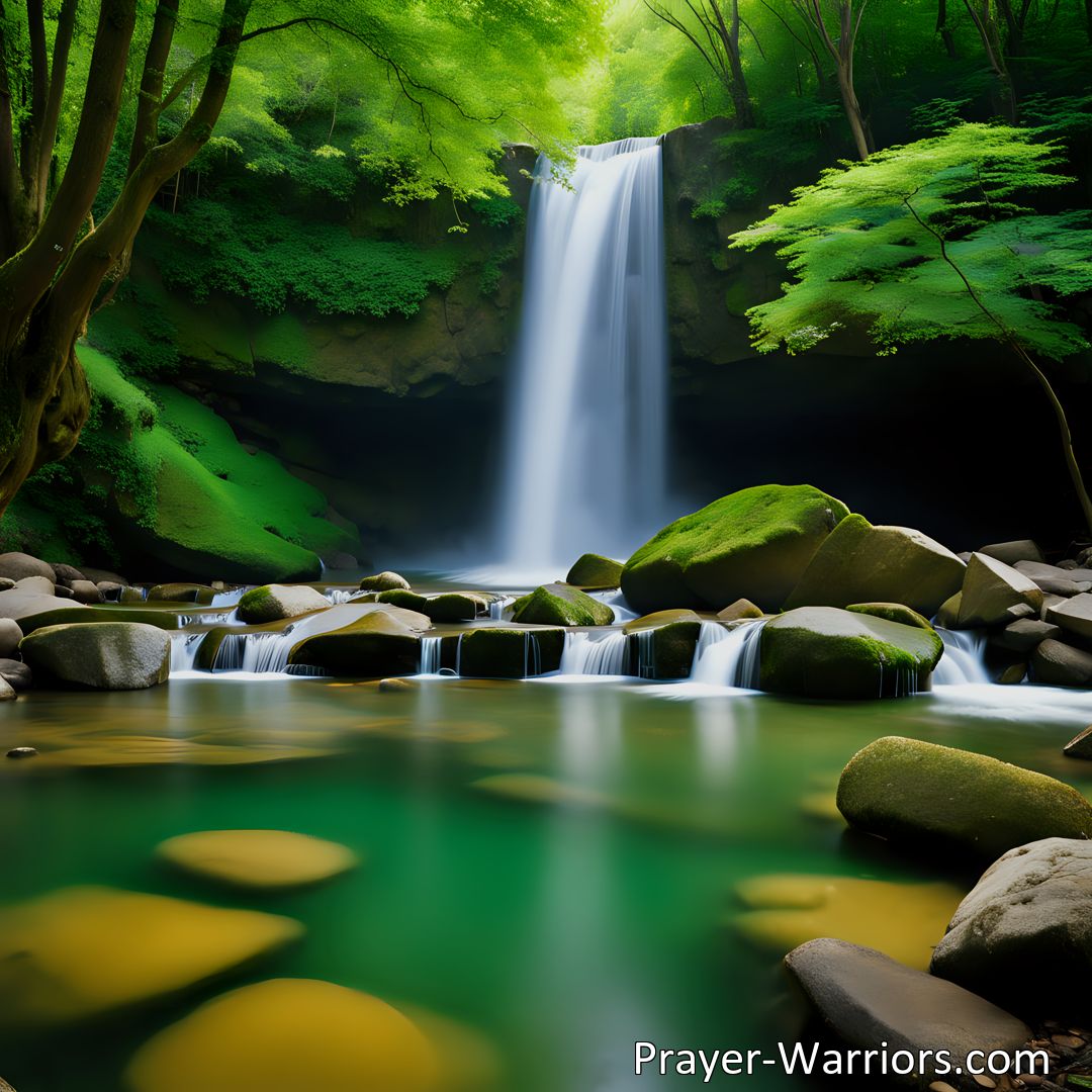 Freely Shareable Hymn Inspired Image Discover solace and forgiveness in the hymn Come To The Fount Of Living Waters. Find relief from weariness and burdens, and respond to God's invitation today. Don't delay, come now!