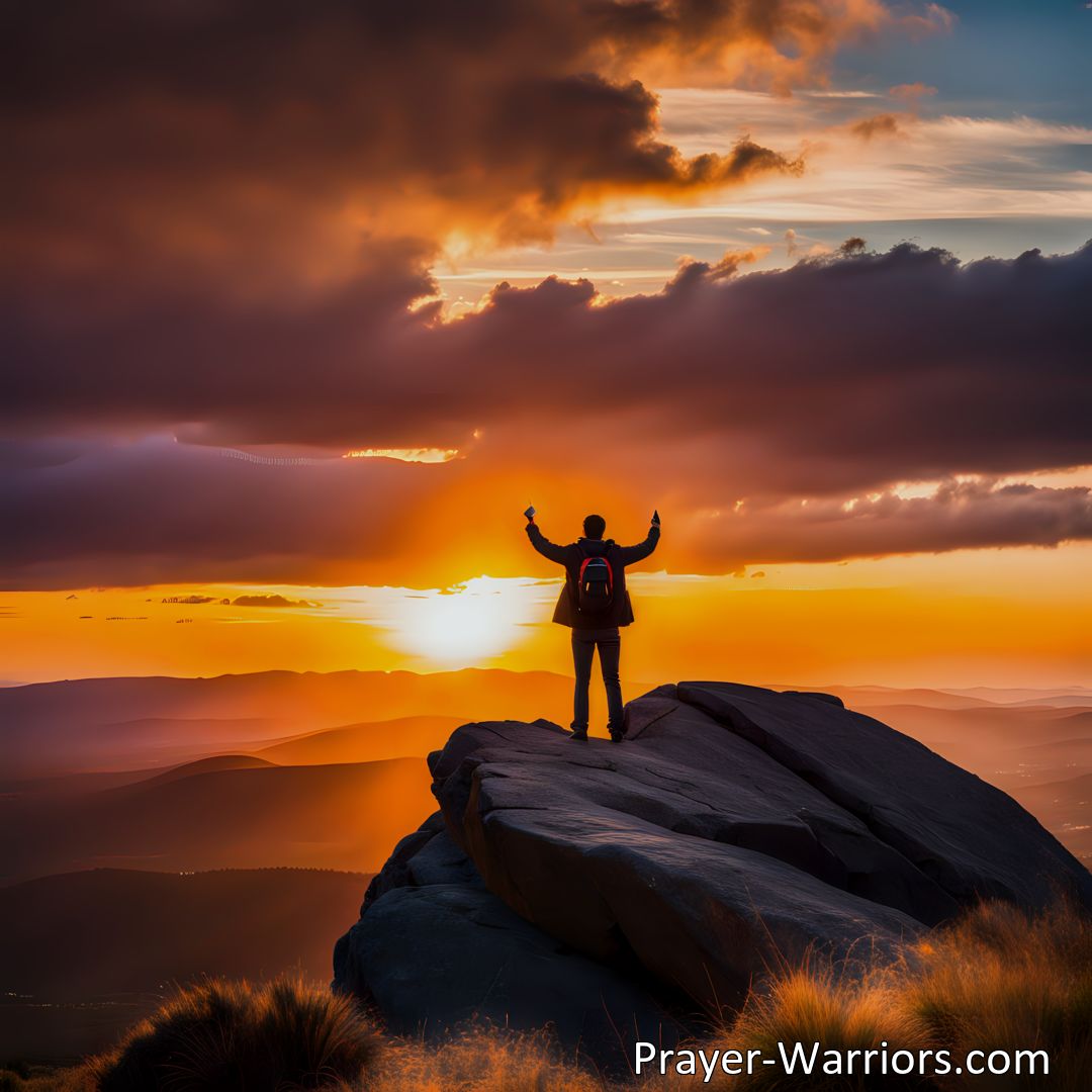 Freely Shareable Hymn Inspired Image Dare to Stand with the Son of God: Take a courageous stand, be faithful to His name, and embrace His teachings. Join us in this call to faithfulness and discover the power of standing with Jesus.