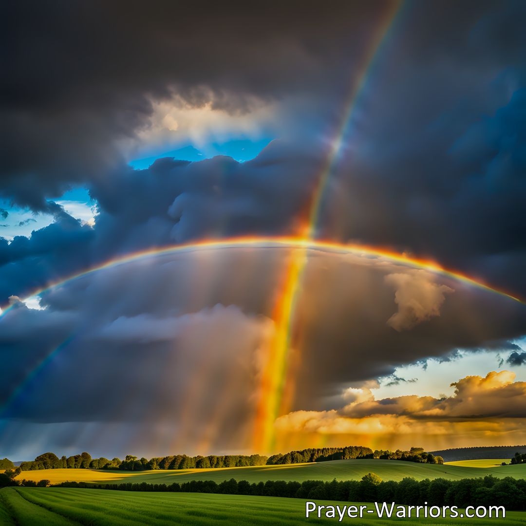 Freely Shareable Hymn Inspired Image Does Your Sunshine Make A Bow: Illuminating the Pathways of Kindness. Discover the power within you to spread joy, bring hope, and make a positive impact on others. Embrace your potential and become a beacon of love and compassion.
