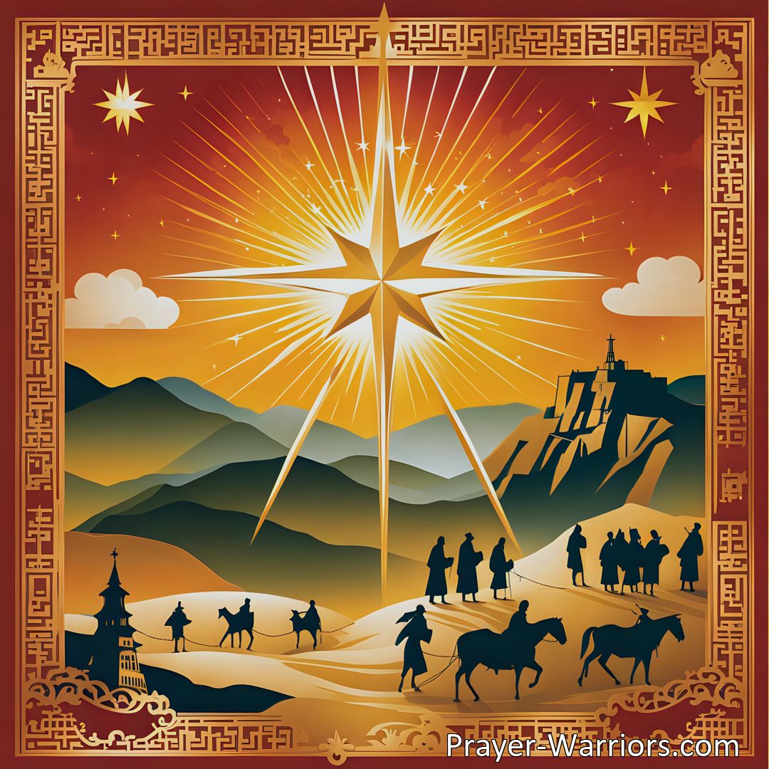 Freely Shareable Hymn Inspired Image Experience the Impact of Salvation - From Our Beloved Nation to the World. Witness the power of prayers and offerings as we extend blessings to nations like China, Karen, and Burma. Join us in spreading the light of Bethlehem's star and the joy of salvation.