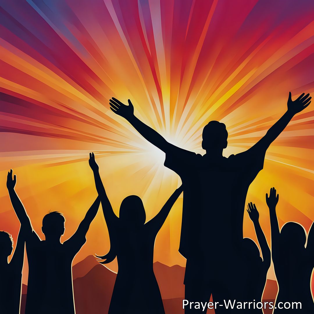 Freely Shareable Hymn Inspired Image Discover the beauty of praising Jesus with Glory Ever Be To Jesus hymn. Embrace His love and grace, find strength in Him, and experience redemption.