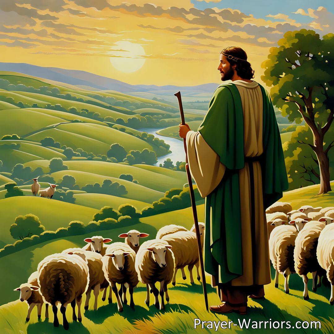 Freely Shareable Hymn Inspired Image Discover the deep meanings behind the hymn God of Love My Shepherd Is and explore how it reflects God's care, provision, and protection in our lives. Find comfort in His unwavering love and guidance.