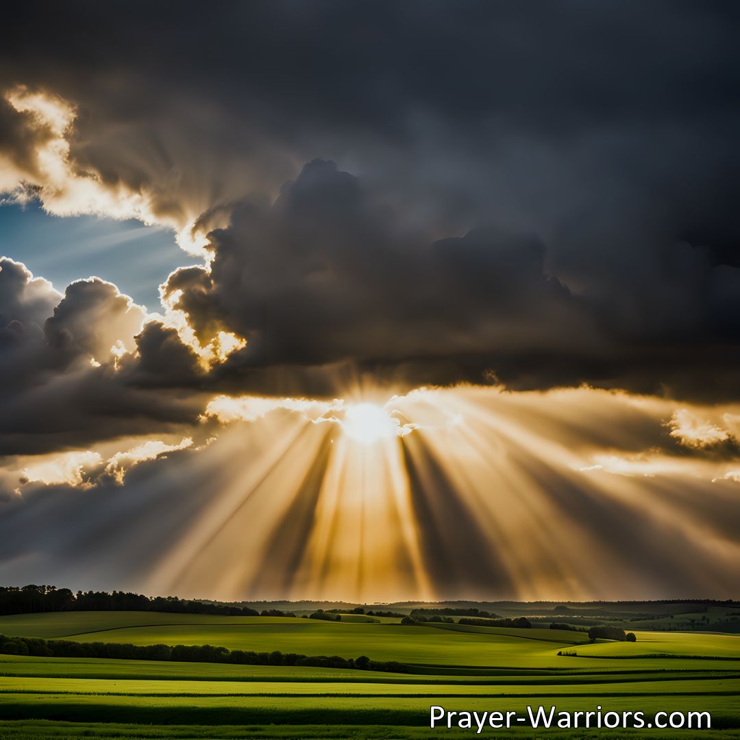 Freely Shareable Hymn Inspired Image Discover the comforting hymn God of the Changing Year, Whose Arm of Power that reminds us of God's guiding hand in our lives through all seasons. Find solace in His mercy and presence.