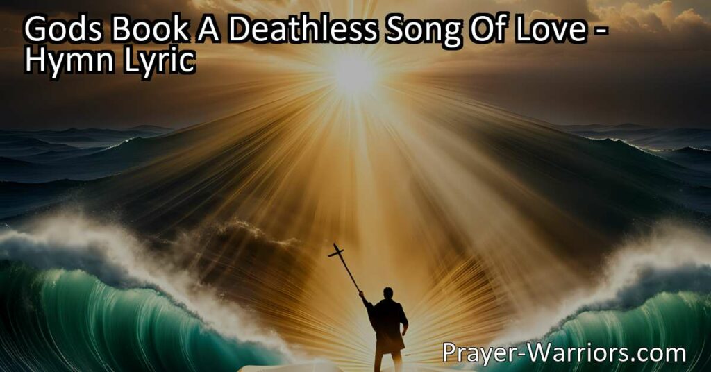 Discover the timeless message of "God's Book: A Deathless Song of Love." This remarkable creation is a guide
