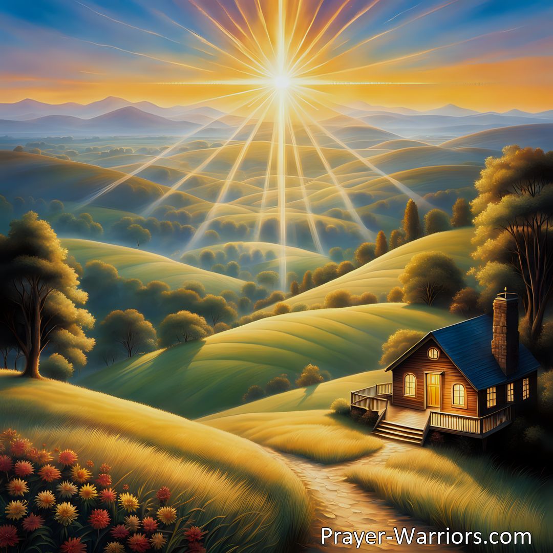 Freely Shareable Hymn Inspired Image Experience the Guiding Presence of Hail Star Divine: O Wondrous Light. Find solace, unity, and purpose through the illuminating power of this hymn. Journey towards a brighter future.