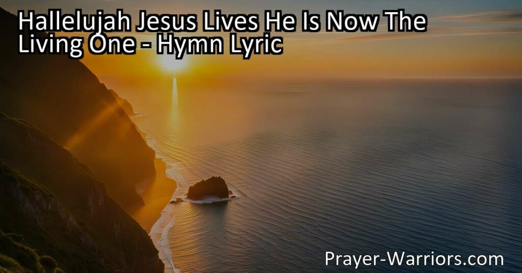 Discover the incredible truth that Jesus lives as the Living One! This hymn brings hope