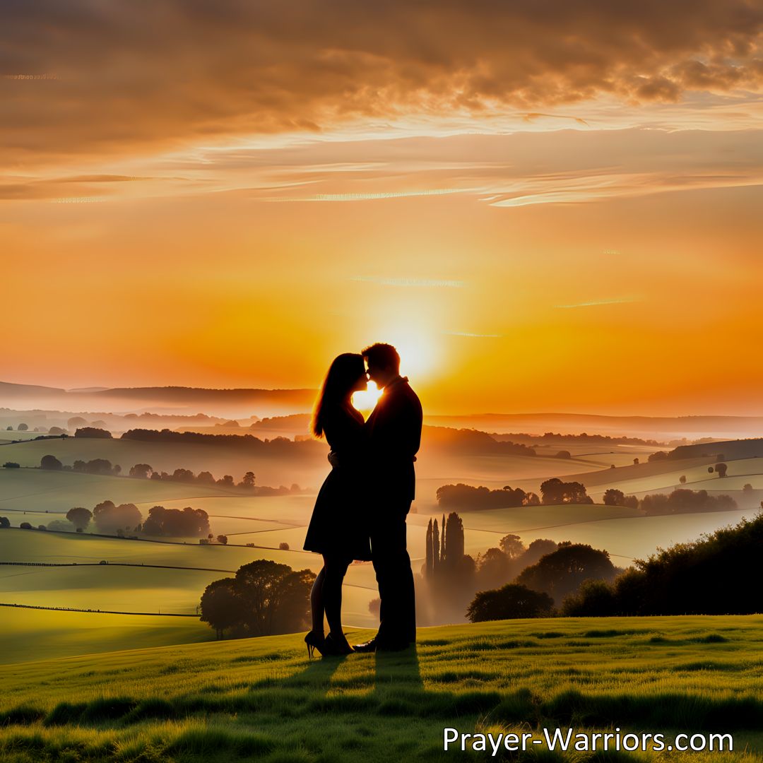 Freely Shareable Hymn Inspired Image Experience the love and presence of God in the morning. This hymn reminds us of God's unwavering love and support throughout the day. Find strength and purpose in your relationship with Him.