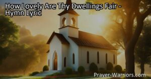 Find beauty and comfort in God's presence. Discover the joy and blessings of dwelling in His house. Journey from strength to strength with Him. Rest and rely on God for true happiness.