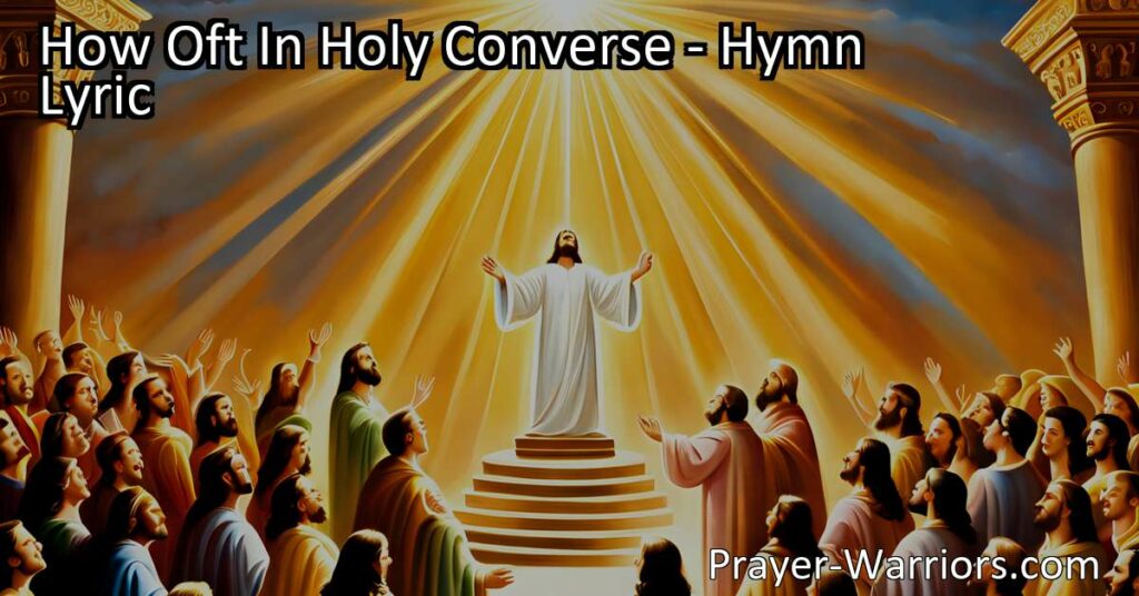 Experience the Power of Prayer with Jesus | Find Solace & Strength in Holy Converse. Join the Chorus of Praise: "Hallelujah! Amen!" - [keyword: Holy Converse]