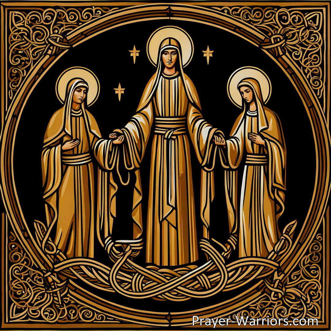 Freely Shareable Hymn Inspired Image Discover the profound hymn I Bind Unto Myself Today, expressing the strength and protection found through faith in God. Find inspiration and solace in the eternal bond with the Holy Trinity.
