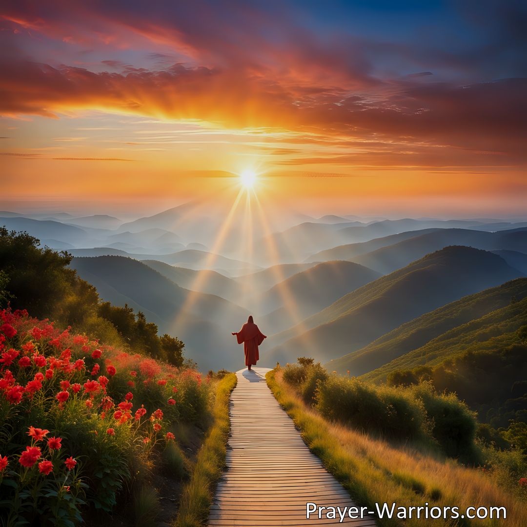 Freely Shareable Hymn Inspired Image Experience new victories, joys, and peace when Jesus has control. Surrender to Him, conquer wrong, and find light, guidance, and hope for an eternal home. Embrace the hymn I Find Each Day New Victory.