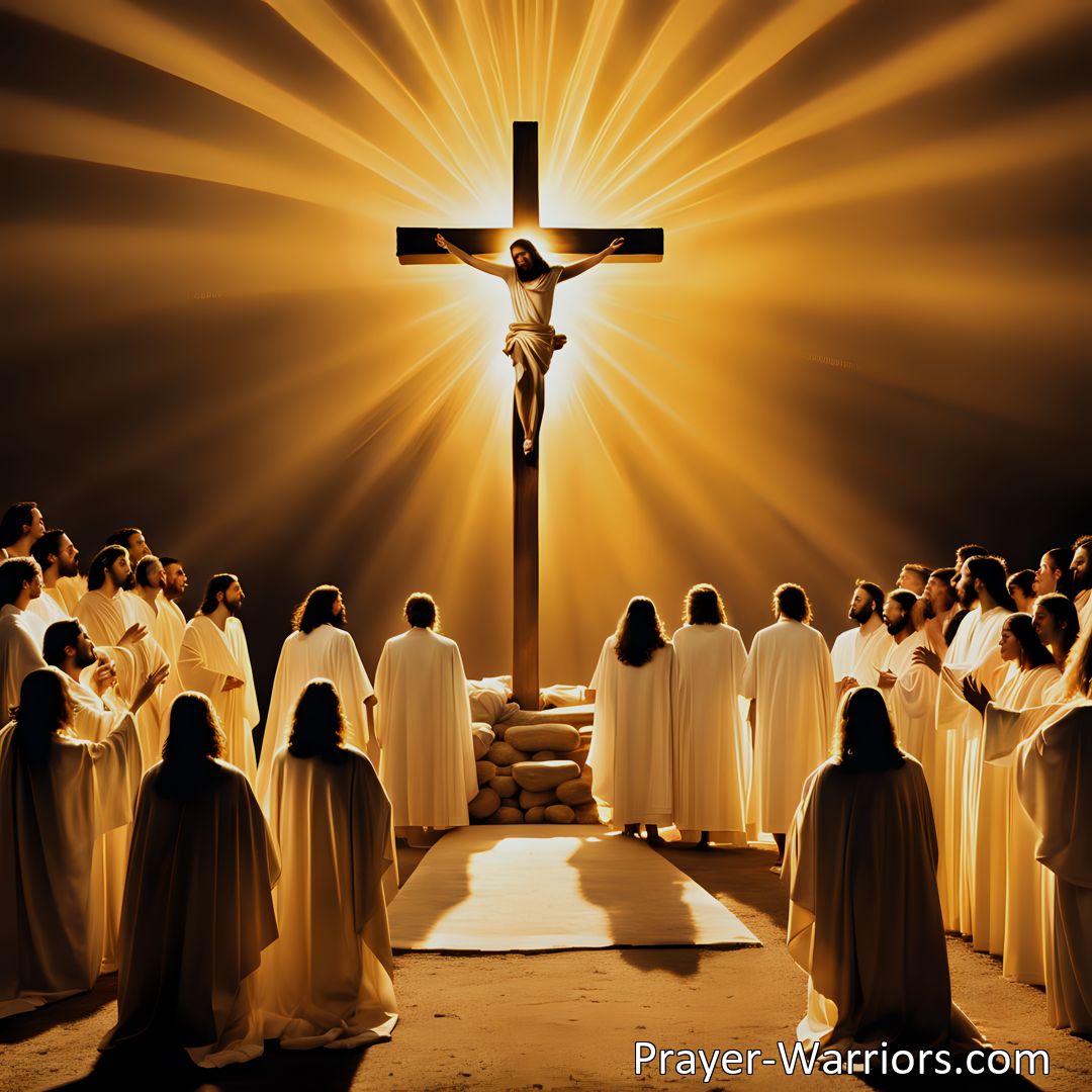 Freely Shareable Hymn Inspired Image Celebrate Easter with Jesus Christ Is Risen Today hymn! Discover the meaning behind this joyful song, as we praise Jesus' triumph over death. Rejoice in the significance of Easter in the Christian faith. Alleluia!