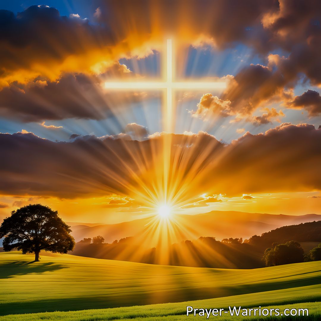 Freely Shareable Hymn Inspired Image Find solace, hope, and inspiration in the hymn Jesus Christ is the Light of the World. Discover the guiding force that brings comfort during dark times.