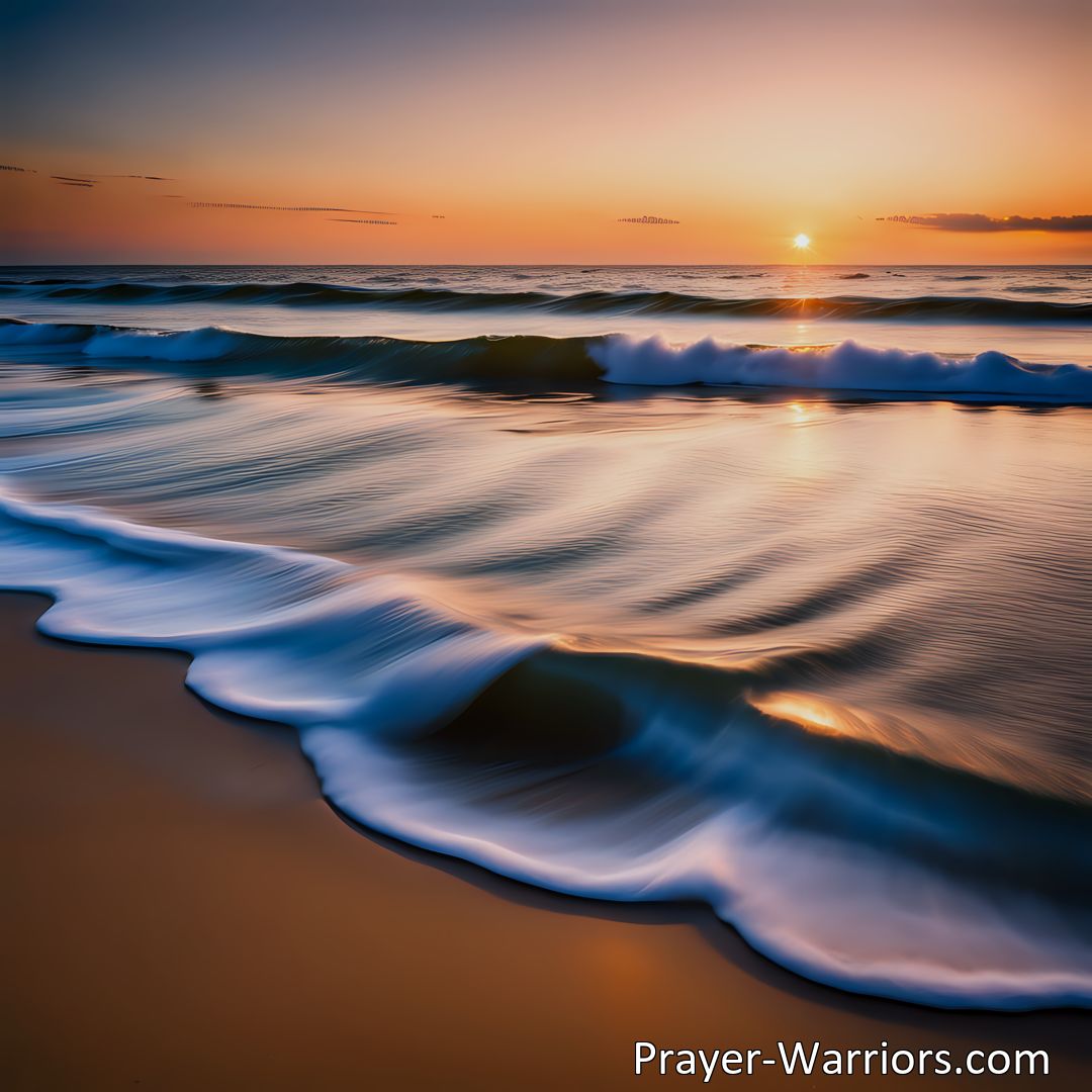 Freely Shareable Hymn Inspired Image Experience the Wonderful Peace Jesus Gives. Find comfort and serenity in times of uncertainty. Trust in Him, align with His will, and embrace His boundless peace.