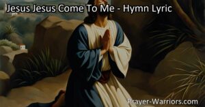 Experience the deep longing and desire for a personal relationship with Jesus. Find solace and peace in the hymn "Jesus