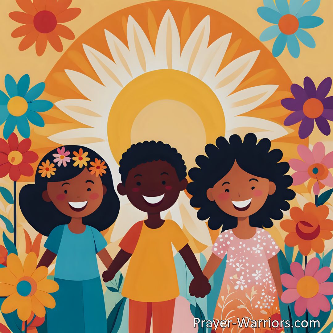 Freely Shareable Hymn Inspired Image Discover the profound love of Jesus for all children, regardless of their ethnicity. Embrace inclusivity and acceptance. Learn to love one another as Jesus loved us. Create a world where every child feels safe, loved, and accepted for who they are.