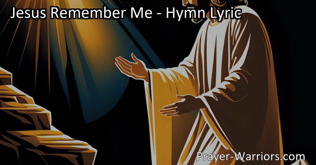 Get inspired and find hope with the powerful hymn