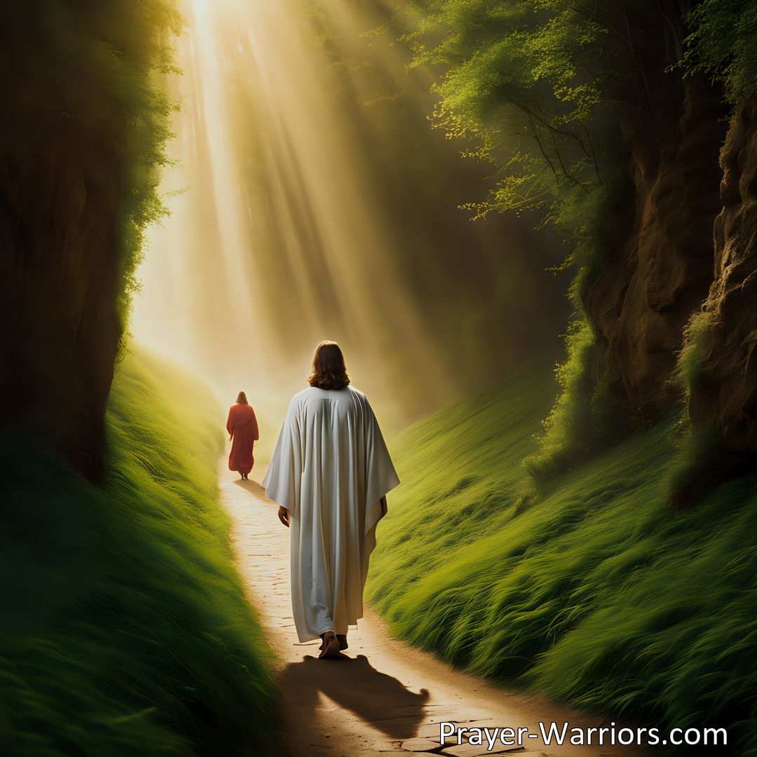 Freely Shareable Hymn Inspired Image Discover the comforting guidance and strength of Jesus Savior By Thy Side hymn. Find solace in your faith and surrender all to Jesus, your constant companion. Walk hand in hand with Him from this day until eternity.