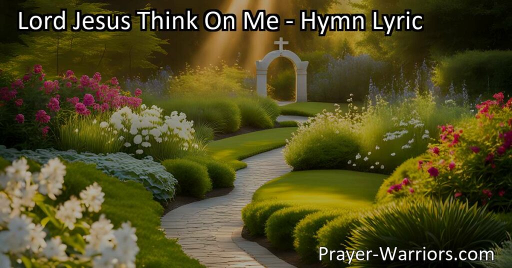 Discover peace and forgiveness in the hymn "Lord Jesus