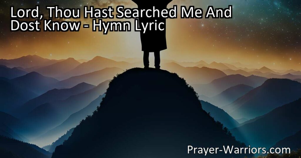 Discover the awe-inspiring hymn