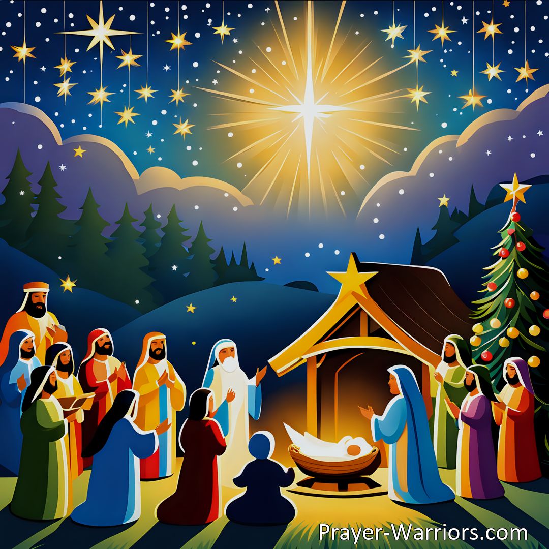 Freely Shareable Hymn Inspired Image Spread joy and celebrate the birth of our Savior with the cheerful chiming of Merry Merry Chiming Bells. Listen to their melodic tunes and be reminded of the love and hope that Christmas brings.