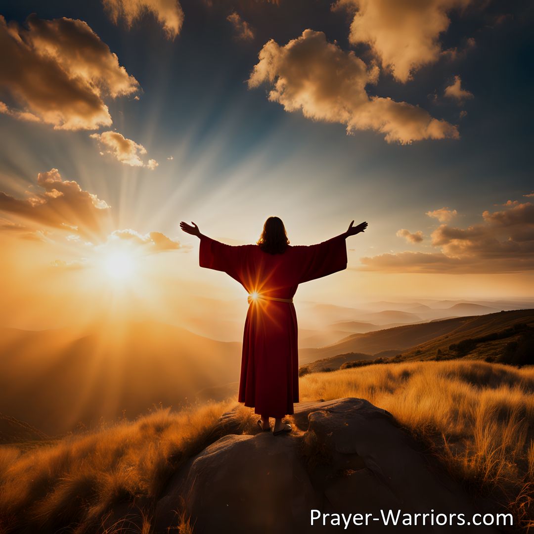 Freely Shareable Hymn Inspired Image Discover the hymn More and More Like Jesus and learn how to embrace Jesus' character, share His love, and strive towards Christlikeness in your daily life. Start your transformative journey now.