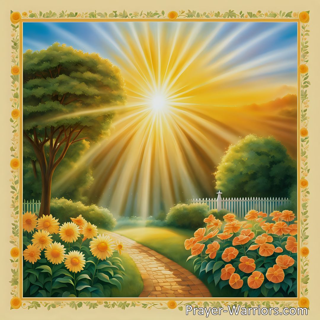 Freely Shareable Hymn Inspired Image Experience the divine presence of O God Whose Presence Glows In All hymn. Feel the power of love and the tranquility of His angels by your side. Let His presence guide and transform your life.